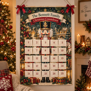 Personalized Reusable Fabric Advent Calendar, Nutcracker Christmas Countdown, Custom Family 25 Pocket Advent Calendar, Holiday Wall Decor 25e44f3d-fbd3-4ec8-a3e6-1adfc1fb10d5-il_1588xN.8528138340_6ifw.jpg