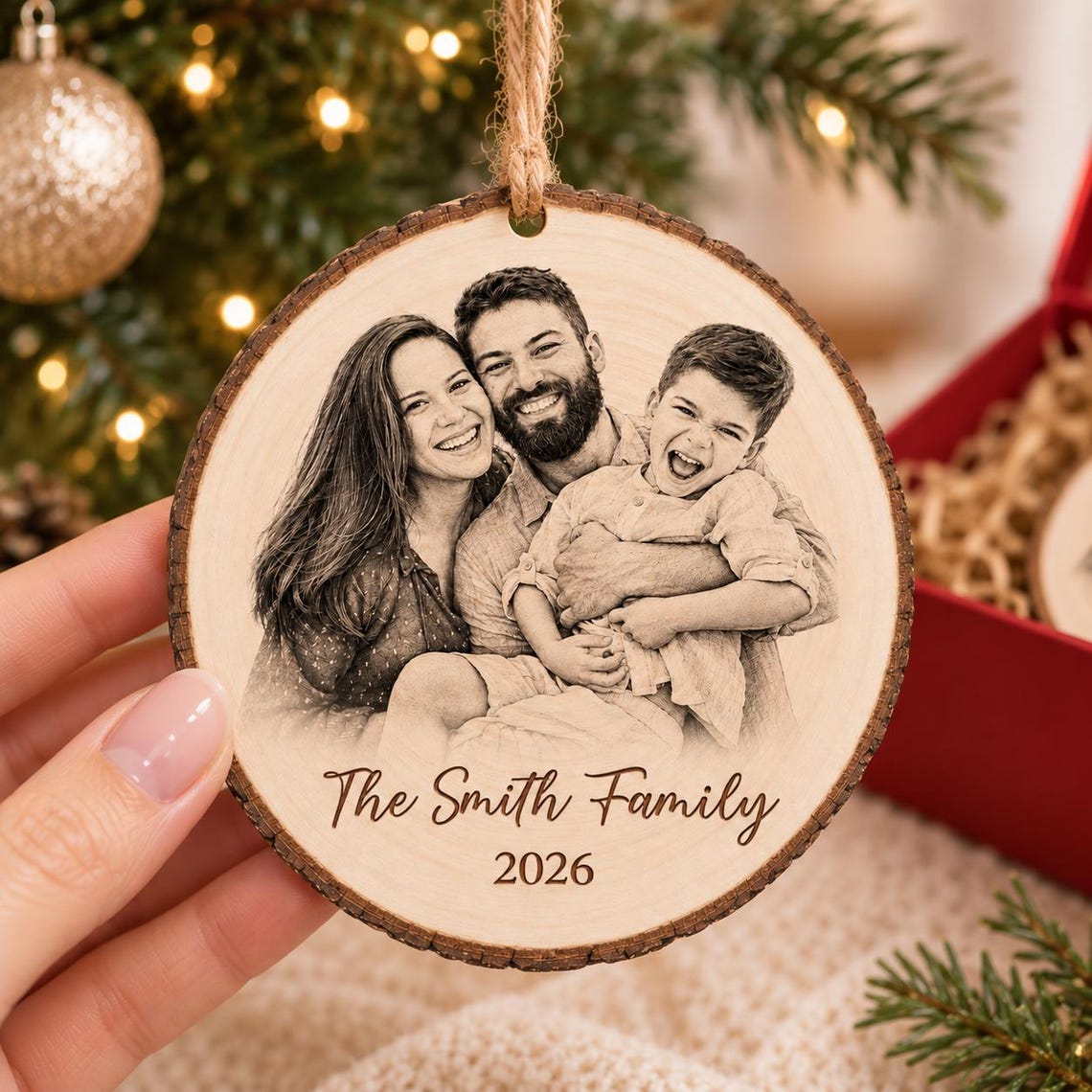 Custom Wooden Family Portrait From Photo Ornament: Family Christmas Keepsake Gift 25e687cc-c8d9-4142-b198-b221a5d9dd45-2.jpg
