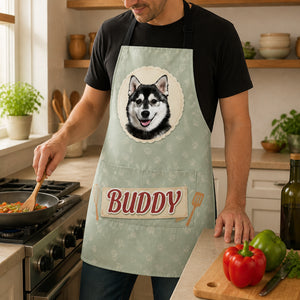 Custom Pet Photo Apron – Retro Kitchen Badge - Personalized Apron 25f744c3-56da-44c5-8594-37d42d5f8c74.jpg
