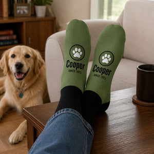 Custom Dog Name Since Year AOP Crew Socks - Personalized Socks - All over printed 26090a0f-3d7b-4989-9041-1503d34e990b.jpg