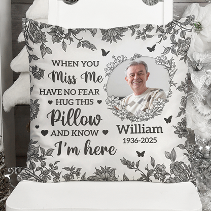 Hug This Pillow - Personalized Memorial Sympathy Pillow - Loss of Loved One in Heaven - Custom Picture Remembrance Gifts 260d85bd-1806-42ba-a422-a1eb4dac4417-3.png