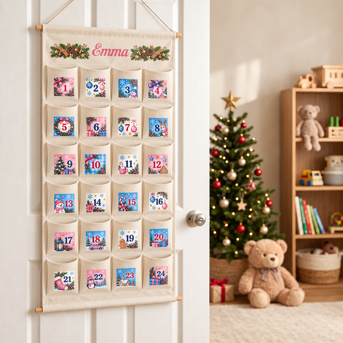 Christmas Tree Advent Calendar - Personalized Christmas Gifts - Custom Yarn Name Fabric Advent Calendar 261eac7d-57b2-4c46-91c4-fecc7cb9e8b8-MOCKUP-4-1-.png