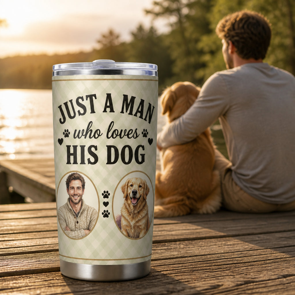 Just a [Man/Woman] Who Loves [His/Her] Dog – Custom Portrait Tumbler - Personalized Tumbler 261f7d11-b3f7-4056-af41-62550345d222.jpg