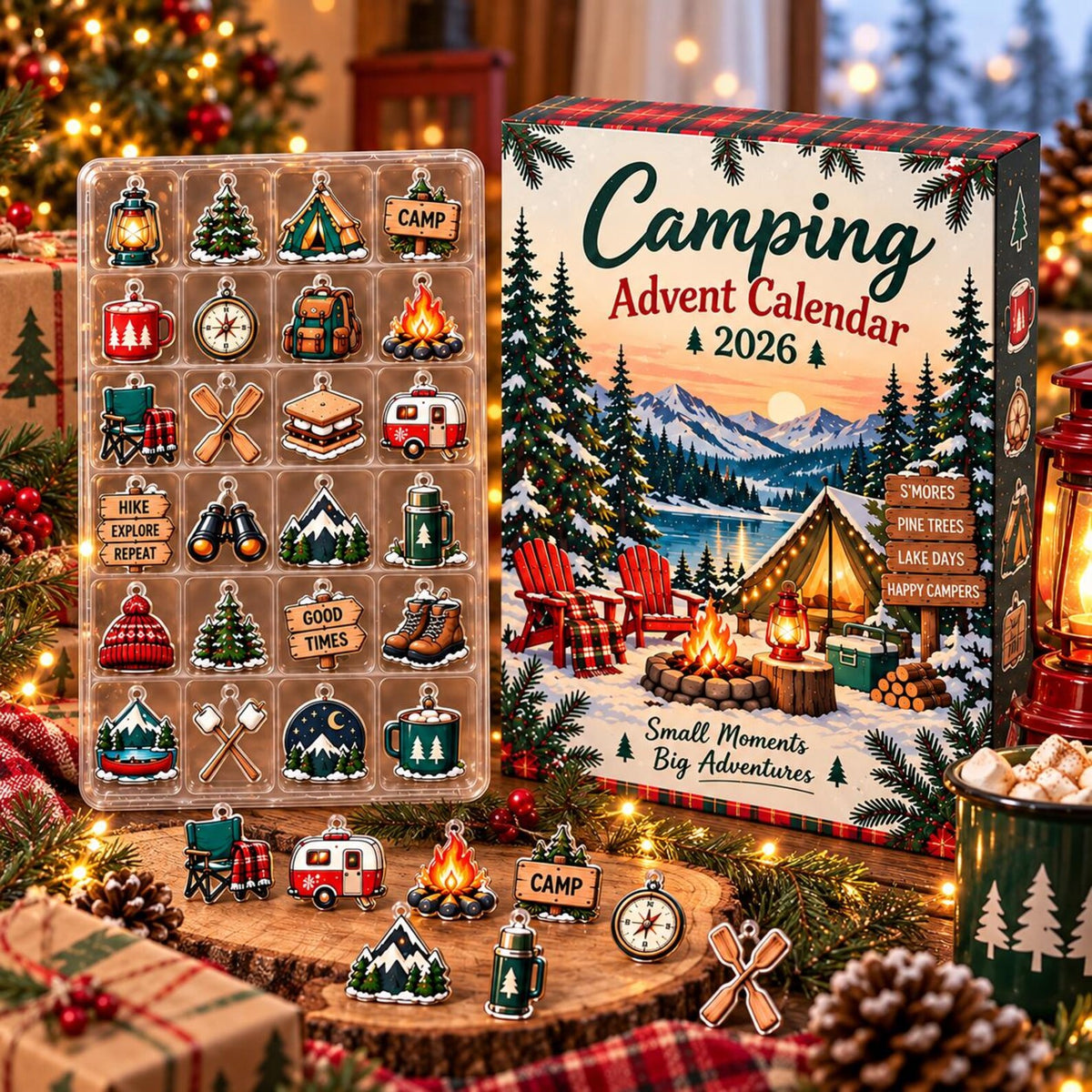 Camping Advent Calendar 2026, Christmas Countdown Gift, Outdoor Adventure Decor, Camping Lover Gift, Camper Christmas Ornament Set 26322131-178c-4128-87da-a2afe7f38f77-il_1588xN.8650566875_fnwv.jpg