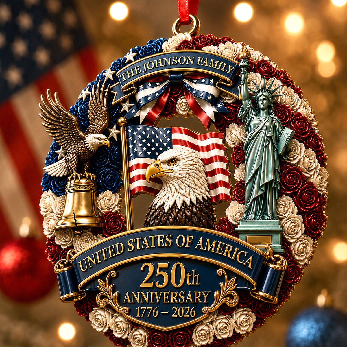 America 250 Ornament - Proud American Family Ornament - Real 3D Raised Ornament 2650d43c-135d-4e05-89d7-dfda96e8443e-banner-4.jpg
