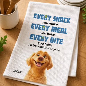 Every Snack You Make Dog Watching – Personalized Kitchen Towel - Personalized Kitchen Towel 26592a9a-8bd5-4447-83fe-56770450e07f.jpg