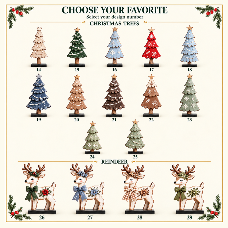 Rustic Wooden Christmas Tiered Tray Decor, Xmas Tree & Reindeer Signs, Winter Holiday Decorations for Mantel & Shelf 2664b703-1a3a-4cbd-8c65-0c122ec1d97b-Th-m-ti-u-.png