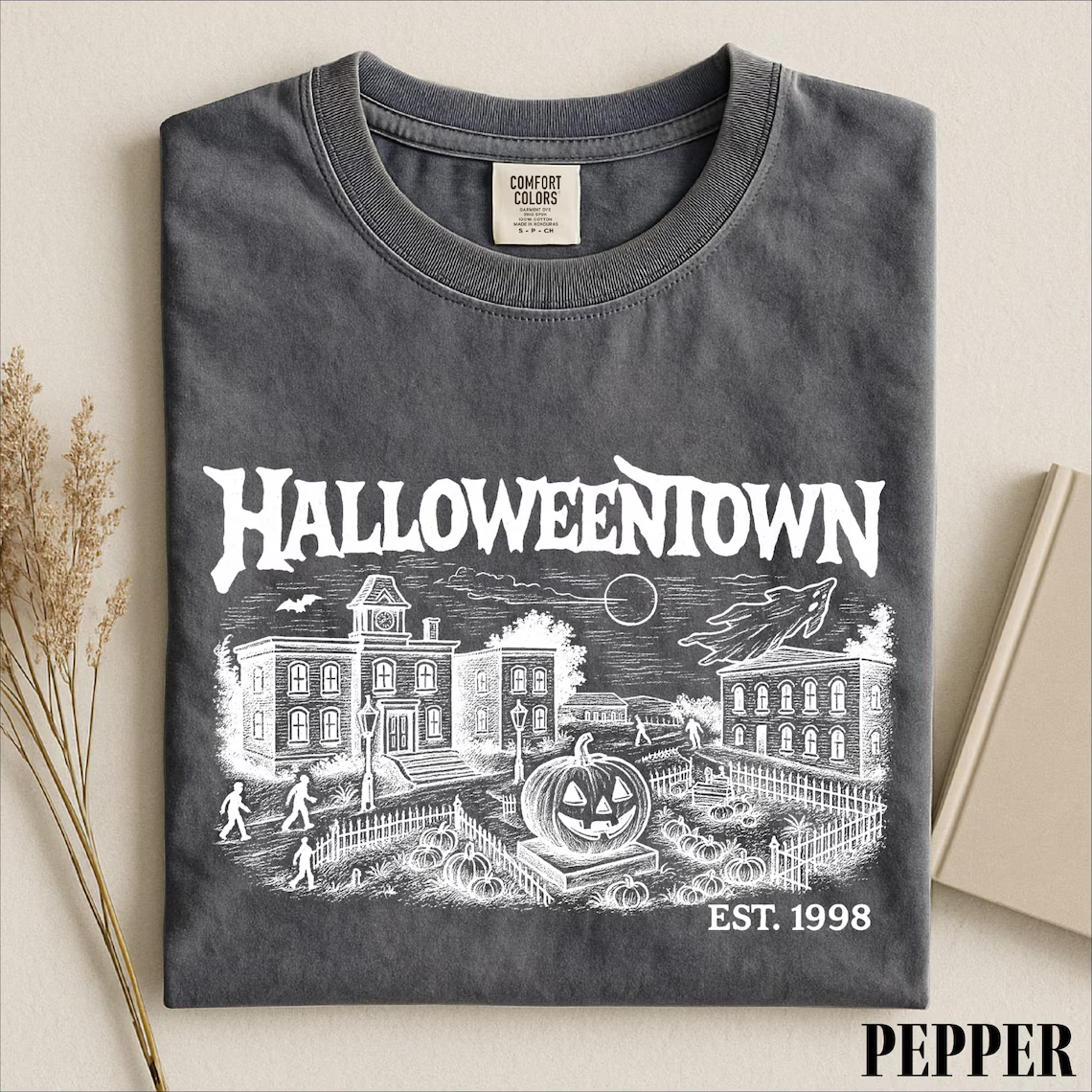 Halloweentown Comfort Colors Shirt, Spooky Town Graphic Tee, Haunted Retro Humor Top, October Halloween Gift Shirt for Seasonal Lovers 267a67af-1c0a-49a6-af25-11263c4e20a7-9_converted.png