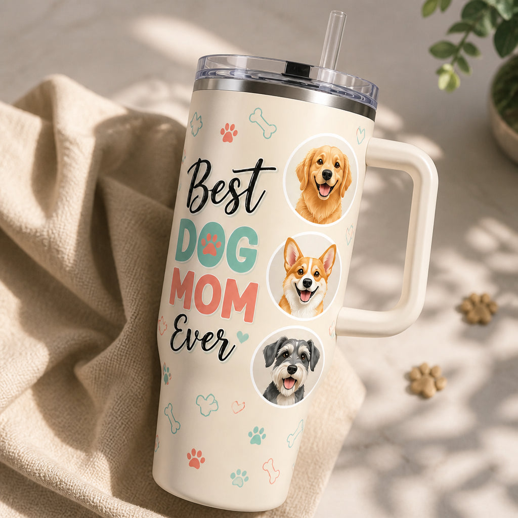 Best Dog Mom Ever 40oz Tumbler – Up to 3 Pet Portraits - Personalized 40 oz Stainless Steel Tumbler 267c2fea-b5d0-4ae6-94a9-73c591baaf56.jpg
