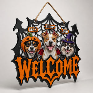 Halloween Dog Welcome Wood–Acrylic Sign — Upload 1–3 Pets & Names - Personalized Wood Acrylic Sign 267e6906-e9a5-4e3d-911a-39c19788173d.jpg