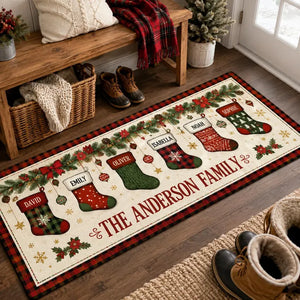 Personalized Christmas Stocking Family Rug, Custom Names Holiday Mat for Grandparents, Christmas Gift for Family, Entryway Decor 26a1bf4b-6b94-4e41-b354-3ab931f4931d-hghyyiyuohj-2-.webp