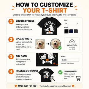 Boop Ghost Dog Personalized Name Tee - Personalized T-shirt 26b48450-c918-4e4d-954e-6124f3e45342.jpg