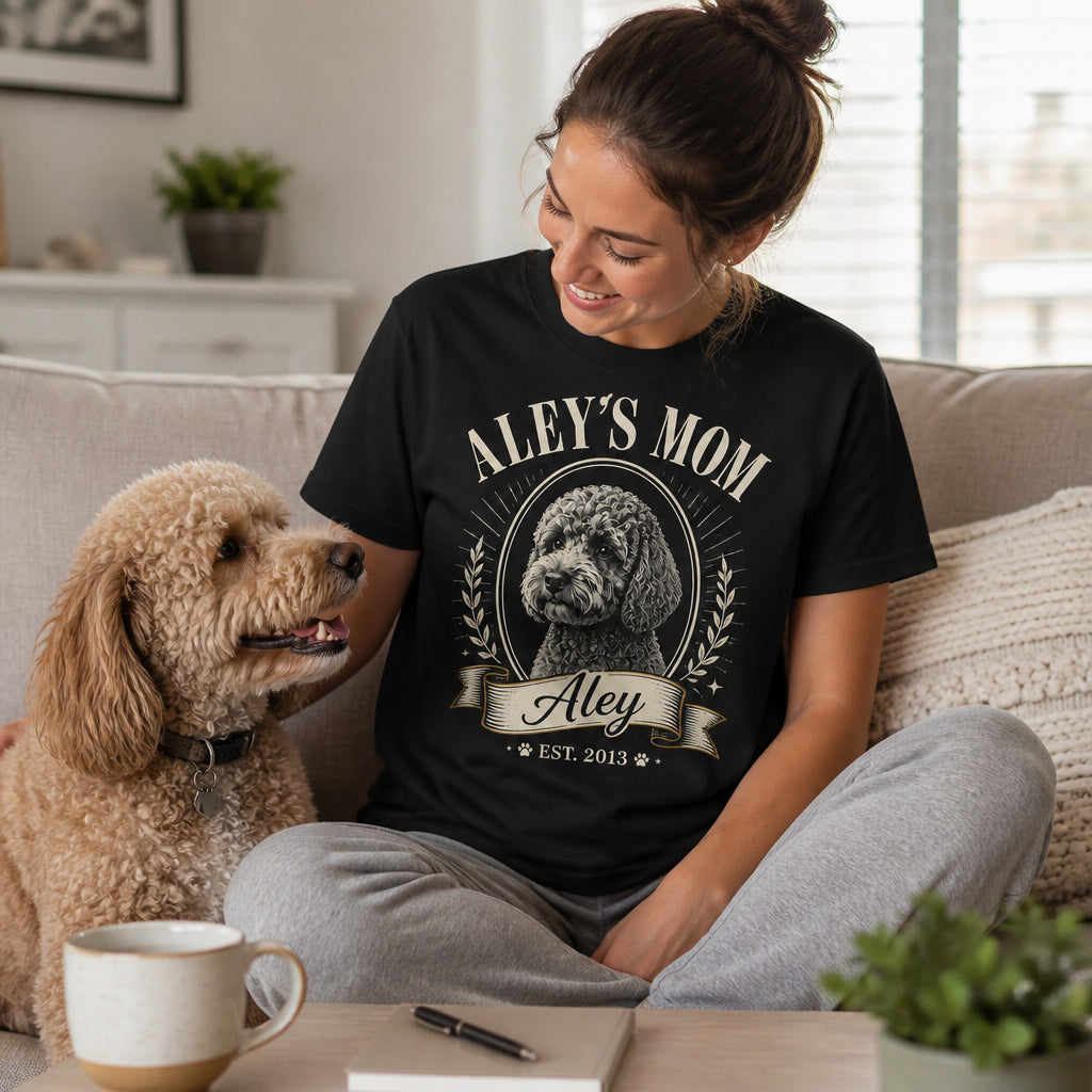 Custom Pet Parent Cameo Tee – {Pet Name}'s Mom/Dad • Est. {Year} - Personalized T-shirt 26d0496e-e73e-4ec0-a41f-ba739177779e.jpg