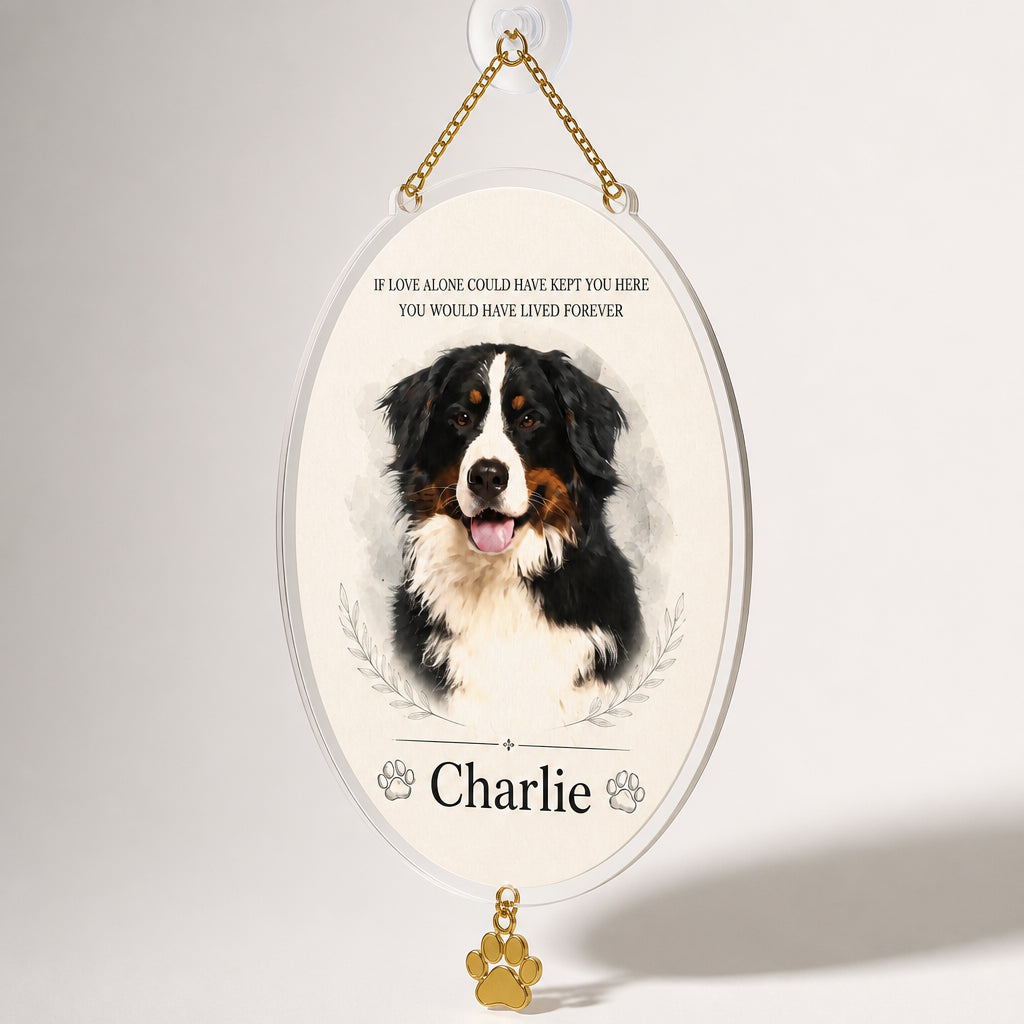 Watercolor Pet Memorial Portrait Canvas – Photo Upload, Name + Quote - Personalized 1 Layered Suncatcher with Charm 26d467de-1c0f-4c8d-9f6c-7670f153cd24.jpg