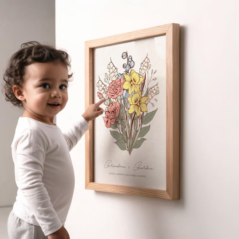 Mother’s Day Gift for Mom Personalized Birth Flower Bouquet Print Custom Grandma Gift Garden Wall Art Birthday Gift for Her 26d4b045-1194-4456-a231-397ffc7a269f-gderewewtg-4-.jpg