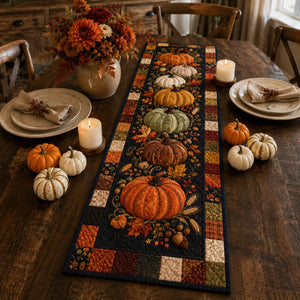 Quilted Pumpkin Table Runner, Autumn Fall Thanksgiving Harvest Decor 26e3268e-3c29-435b-bb7f-d8160695f0d6-2.jpg