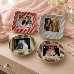 Personalized Bestie Photo Jewelry Dish, Bestie Striped Ring Dish, Birthday Gifts For Bestie Best Friend, Sister Vintage Stripe Jewelry Dish 26edbad1-b671-4f89-b18c-4f7a93b1ff60-5.jpg