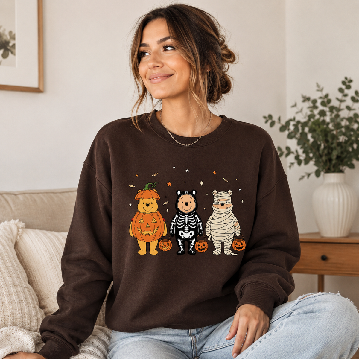 Pooh Halloween Sweatshirt, Cute Bear Costume Crewneck, Pumpkin Skeleton Mummy Shirt, Spooky Season Pullover, Fall Outfit Gift 26f3982c-967e-41a1-88db-200ea44af569-0becab6e-cd4e-467d-a037-6195f65eae46.png