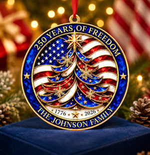 America 250 Ornament 2026 Ornament - Patriotic Family Ornament - Real 3D Raised Ornament 26f5dcdb-f77a-4768-8c07-ba6aa3f8e3bd-Banner-1-1-.jpg