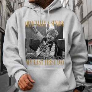 Personalized Vintage Photo Officially A Senior My Last First Day Dark Sweatshirt 26f6e7cf-84e8-43fd-8ecf-80cc665e0a9b-e4dc28b9-1f4a-48a7-8a1b-772bf2622f73.png