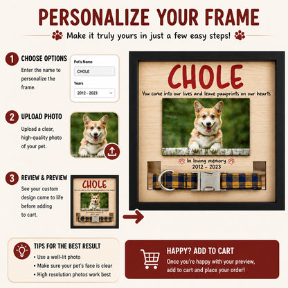 Pet Memorial Picture Frame Insert – Pawprints On Our Hearts - Personalized Picture Frame 26fe31d2-100a-4634-85d0-57d2c8ab0a8b.jpg