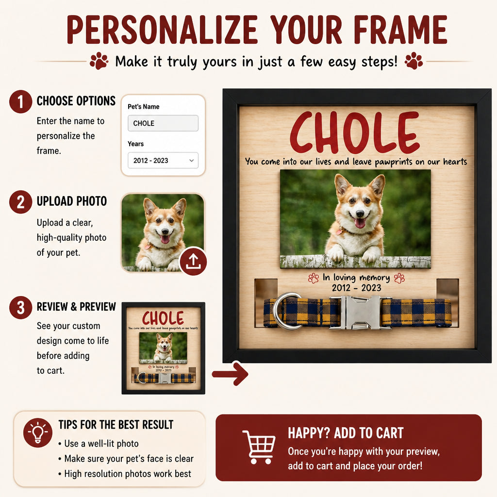 Pet Memorial Picture Frame Insert – Pawprints On Our Hearts - Personalized Picture Frame 26fe31d2-100a-4634-85d0-57d2c8ab0a8b.jpg