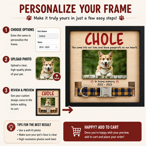 Pet Memorial Picture Frame Insert – Pawprints On Our Hearts - Personalized Picture Frame 26fe31d2-100a-4634-85d0-57d2c8ab0a8b.jpg