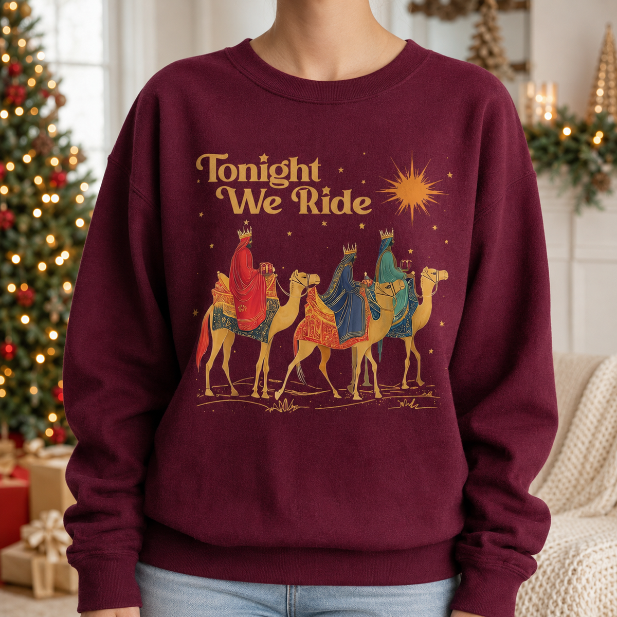 Retro Tonight We Ride Christmas Christian Quote T-Shirt, Three Wise Men Christian Shirt, Christmas Faith Gift, Xmas Gift 271379bb-eb7d-4f95-96cf-8082e093360a-banner-1.png