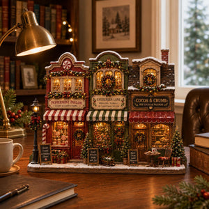 Christmas Village Wooden Block Decor, Mini Holiday Village Shop Display, Rustic Farmhouse Mantel Shelf Sitter, Cozy Xmas Table Gift 272b7278-b35e-4c2f-b569-238ccfb9f2e6-2.jpg