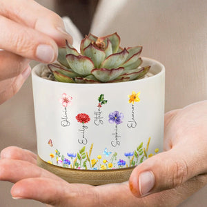 Friendship Walked Into Your Life, Personalized Ceramic Plant Pot, Gift For Besties and Flower Lovers 2730e528-214d-432e-b4c4-a6443b7e7d9a-2.jpg