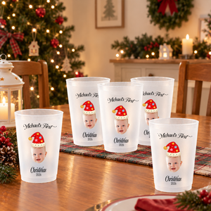 Custom Photo Baby's First Christmas Personalized Cups, Unique Cups For Party 273d28f3-8db9-41e6-bf71-a4fe0ed400d6-k4.png