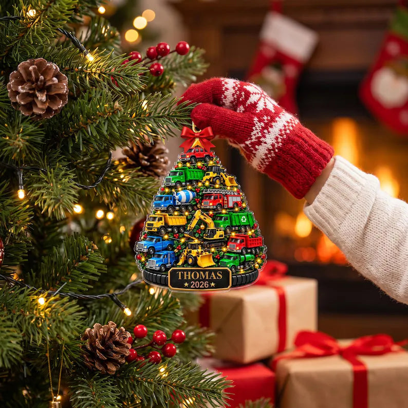 Christmas Truck Parade - Custom 2D Flat Vehicle Christmas Tree Ornament 2026, Acrylic Holiday Decoration for Boys and Kids, Car Lover Gift 273f833c-dc7e-43e4-8a5a-5b81818b3d9f-5reikl-2-.webp