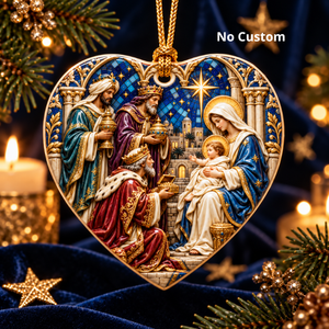 Three Wise Men Nativity Christmas Ornament – Heart-Shaped Religious Tree Decoration & Christian Keepsake Gift 27588b4c-617b-4b7b-9007-6129b977f040-1.png