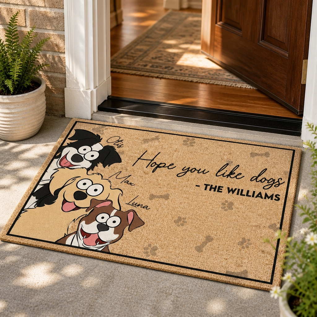 Hope You Like Dogs Custom Pet Portrait Doormat - Personalized Doormat 27638e87-bc5d-476f-9281-7db67c5760d6.png