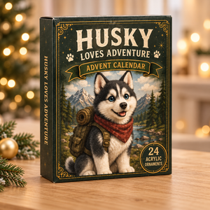 Husky Winter Adventure Advent Calendar 2026 - 24-Day Festive Countdown, Acrylic Charms Blind Box - Gift For Dog Lovers 2770f5fb-3e71-4209-9075-d5d9e57aeb31-husky-box.png