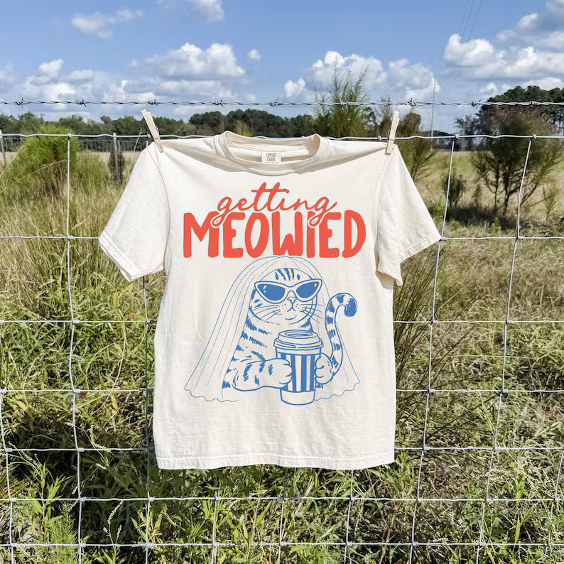 Getting Meowied Shirt, Funny Cat Bride Tee, Cat Wedding Shirt, Bachelorette Cat Lover Gift, Bridal Shower Cat Graphic Tee 27746527-2dd3-441a-99d6-dad176d3d030-fd-1-.jpg