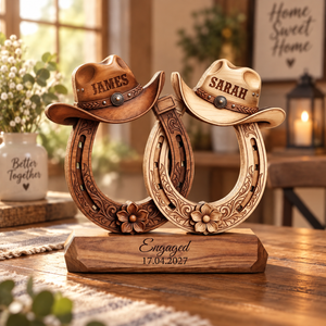 Custom Western Couple Wood Decor, Personalized Cowboy Hat Horseshoe Sign, Rustic Engagement Centerpiece, Bride And Groom Gift 27748812-4efa-418e-aa7b-25a863e50c9a-51a1af56-81b4-43db-b0d9-fd7bf5f091e1.png