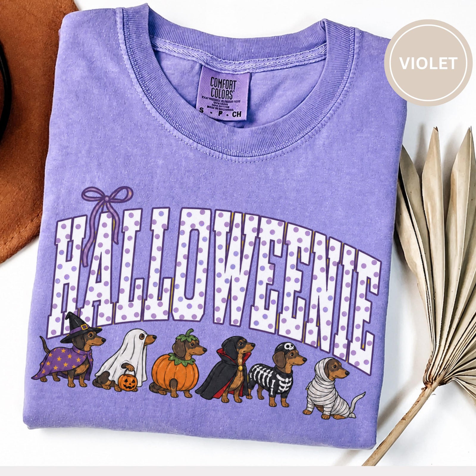 Halloween Dachshund Shirt Comfort Colors, Funny Halloweenie Dog Mom Tee, Wiener Dog Halloween Shirt, Doxie Mom Gift, Spooky Sausage Dog Tee 2774bc53-fd7d-4a41-90a2-746f37452db8-1.jpg