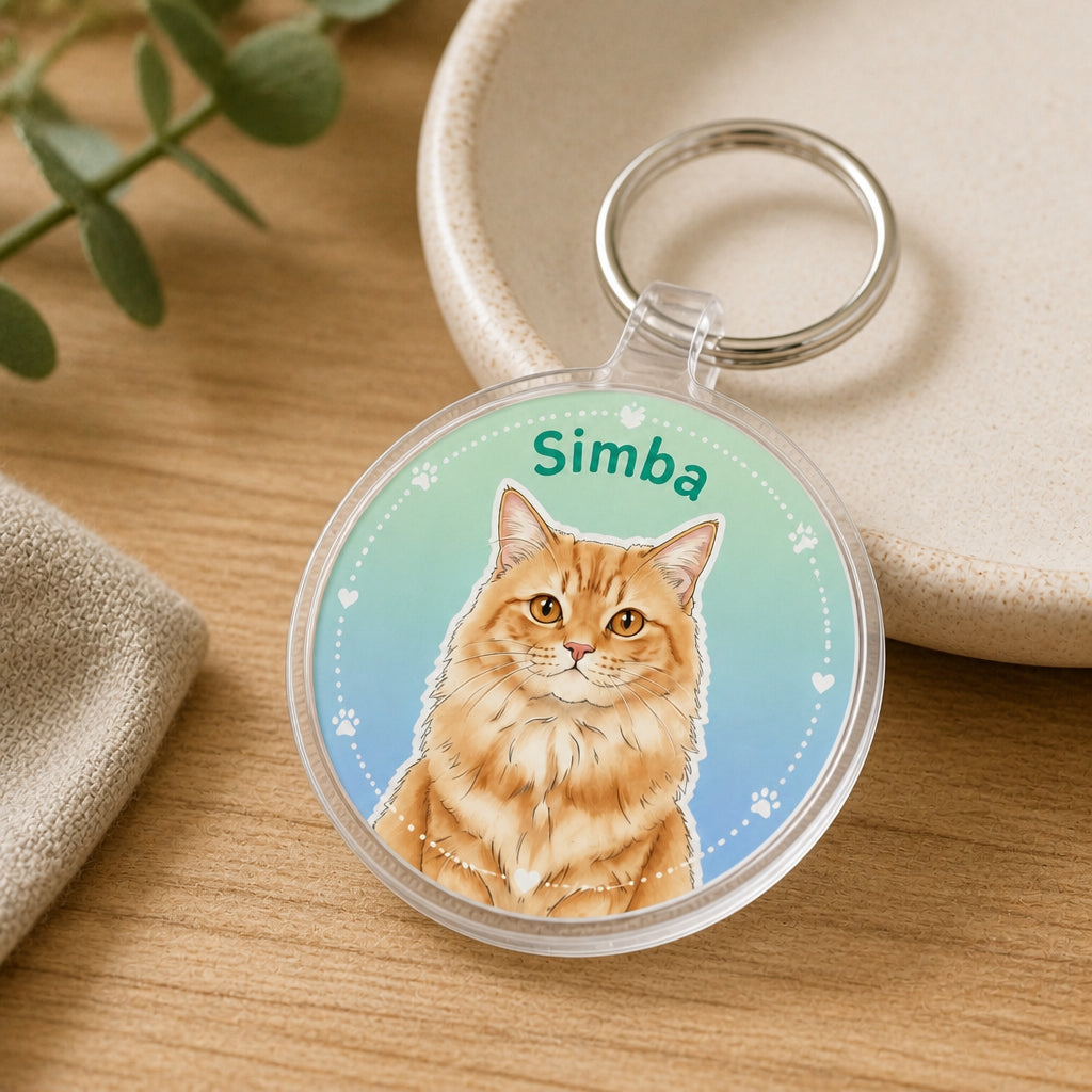 Custom Pet Portrait Name Acrylic Keychain - Personalized Acrylic Keychain 2775ce89-4cfe-4688-b531-fb675304a2dc.jpg