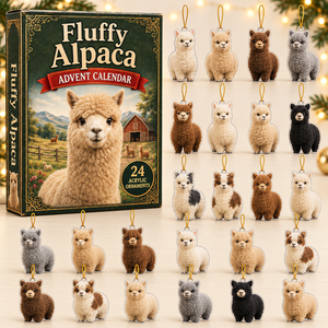 Fluffy Alpaca Advent Calendar 2026 - 24-Day Festive Countdown, Acrylic Charms Blind Box - Gift For Farm Lovers 277abbb5-87f6-4ec2-8369-2dbda5d40db7-alpaca-box-charms.png
