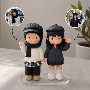Custom Clay Couple Figurine, Handmade Polymer Clay Doll, Custom Valentine Gift for Couples, Custom Wedding Cake Topper, Gift For Hims, Hers, Couple 277b5a28-44e7-4aa3-bdcc-06da9737ba61-g1.png