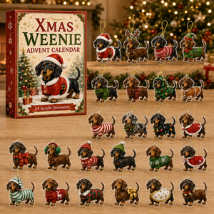Xmas Weenie Advent Calendar 2026 - 24-Day Festive Countdown, Acrylic Charms Blind Box - Gift For Dachshund Lovers 27840c60-6532-4d77-93c1-097d8d509999-box-chamrs.png