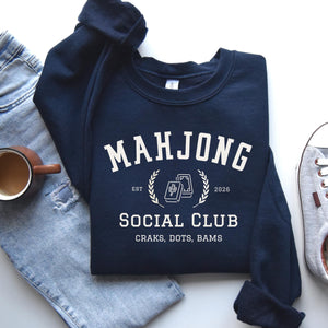 Mahjong Sweatshirt, Mahjong Lover Gift, Mahjong Social Club Sweatshirt, Mahjong Group Sweatshirt, Mahjong Club Shirt, Mahjong Night Shirt 278dfe1a-5c94-44a6-974b-e2a0ae7e98dd-3.jpg