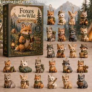 Wild Fox Adventure Advent Calendar 2026 - 24-Day Festive Countdown, Wooden Charms Blind Box - Gift For Fox Lovers 278e2eec-bf68-4faa-ab87-6c482804fa10-fox-text.png