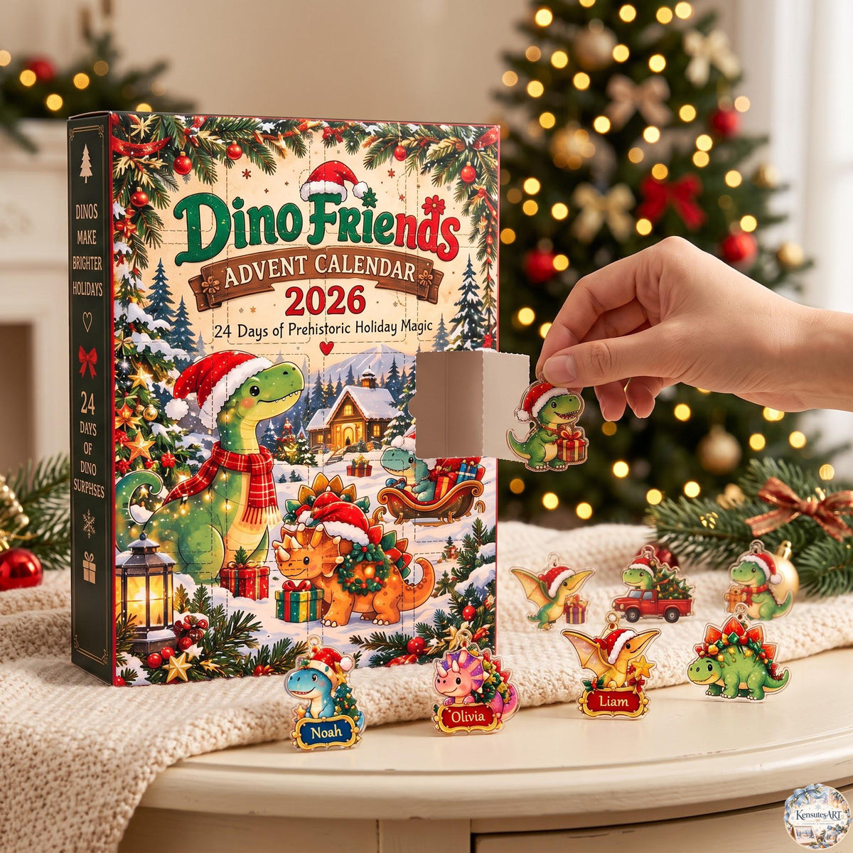 Dino Friends Advent Calendar 2026 | 24 Day Prehistoric Christmas Countdown with Custom 2D Ornament 279c74b2-38e6-4fe9-906c-6307ab12f065-il_fullxfull.8595283154_j511.jpg