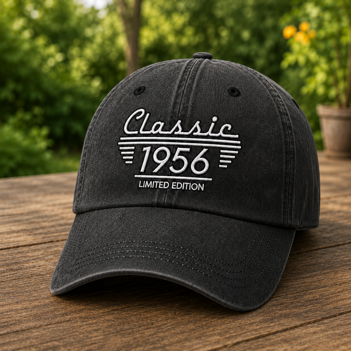 70th Birthday Embroidered Hat, Born in 1956, Dad birthday gifts, Classic Car Lover, Limited Edition, 70th Birthday Gift for men, Grandpa Turning Seventy