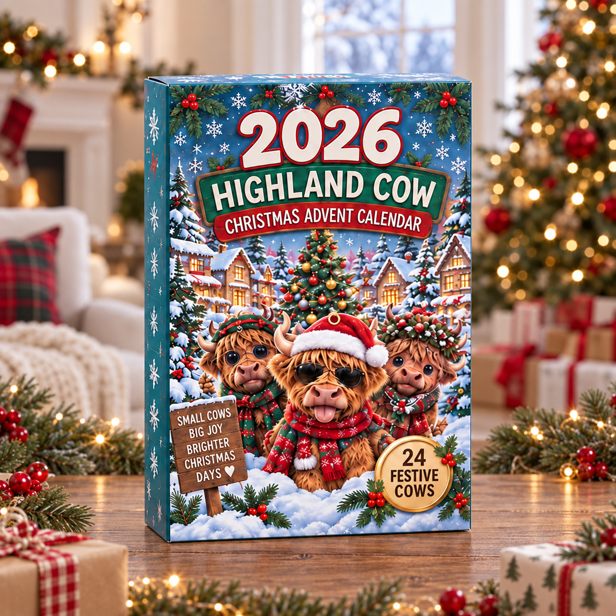 Highland Cow Advent Calendar 2026, 24 Flat Acrylic Christmas Charms 279f4c71-9e3e-452b-b658-2d758f4feaf6-4.png