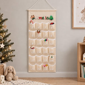 Personalized Canvas Advent Calendar for Kids, Reusable Christmas Advent Calendar, 24 Pocket Christmas Countdown, Custom Holiday Wall Decor 27a1fff5-97b7-4363-938c-41ceaf78da5b-il_1588xN.8548380338_l4v7.jpg