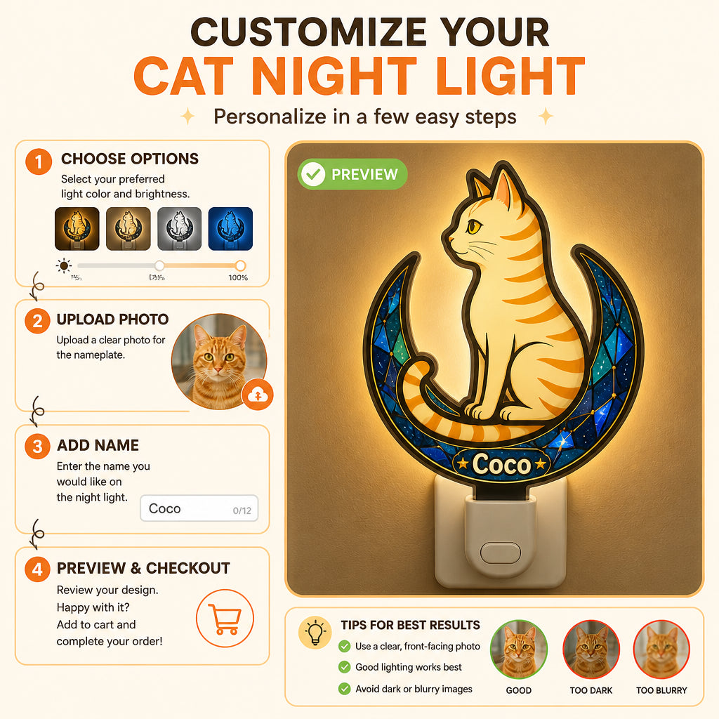 Personalized Cat on Crescent Acrylic Night Light - Personalized Acrylic Night Light 27a8eb7c-5a75-4aff-ae1d-7822261c2574.jpg