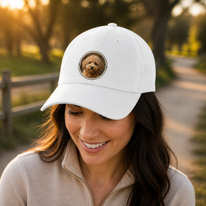 Custom Pet Photo Cap – Center Medallion Badge - Personalized Printed Cap 27b2ef01-d6b1-47fe-8162-e559d2fe3e90.jpg